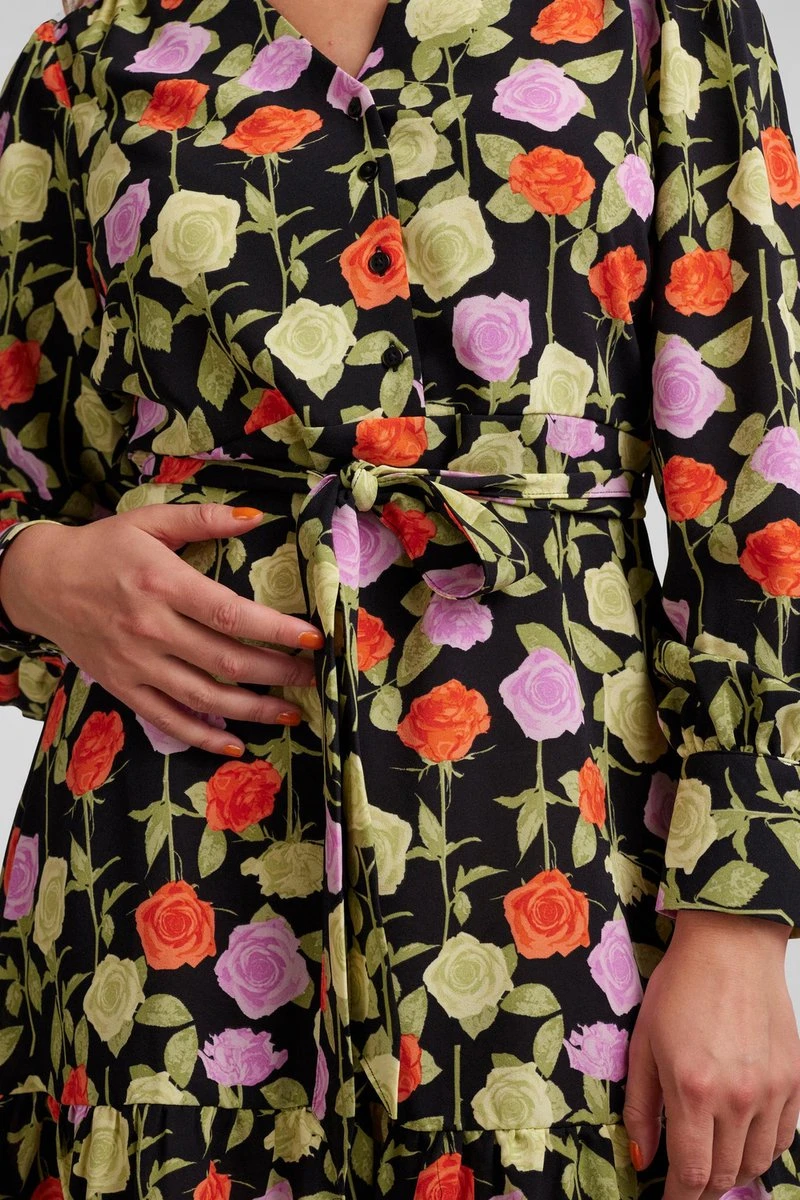 PIECES PCBLOSSOM LS SHORT DRESS Dames Jurk - Maat S 7 PIECES PCBLOSSOM LS SHORT DRESS Dames Jurk - Maat S - Afbeelding 5