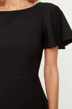 Trendyol Vrouwen Fluit Mouw Boothals Omslag Jurk -Trendyo Trendy Winkel 800x1200 954