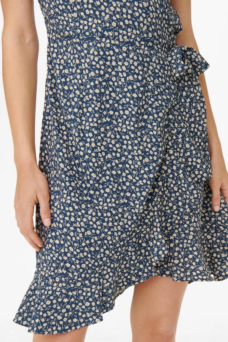 ONLY ONLOLIVIA S/S WRAP DRESS WVN NOOS Dames Jurk - Maat 34 7 ONLY ONLOLIVIA S/S WRAP DRESS WVN NOOS Dames Jurk - Maat 34 - Afbeelding 5