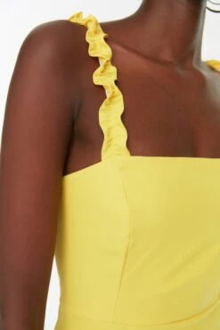 Trendyol Vrouwen Standaard Mouw Vierkante Kraag A-lijn Jurk -Trendyo Trendy Winkel 800x1200 986