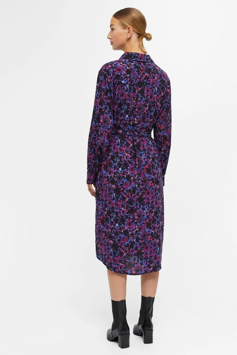 OBJECT OBJHOLLY L/S SHIRT DRESS 124 Dames Jurk - Maat 40 5 OBJECT OBJHOLLY L/S SHIRT DRESS 124 Dames Jurk - Maat 40 - Afbeelding 3