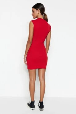 Trendyol Vrouwen Standaard Mouw Ronde Hals Bodycon Jurk -Trendyo Trendy Winkel 801x1200 26