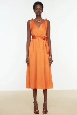 Trendyol Vrouwen Standaard Mouw Cache-coeur A-lijn Jurk -Trendyo Trendy Winkel 803x1200 30