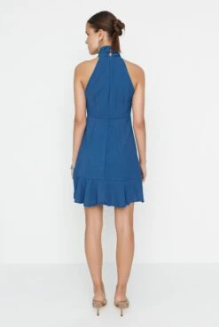 Trendyol Vrouwen Standaard Mouw Halternek A-lijn Jurk -Trendyo Trendy Winkel 804x1200 15