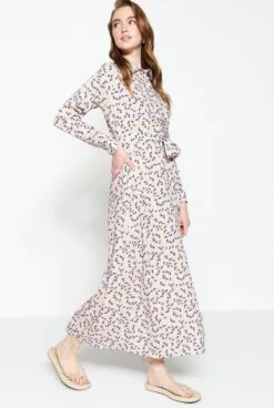 Trendyol Vrouwen Standaard Mouw Kraag Overhemdjurk Jurk -Trendyo Trendy Winkel 806x1200 15