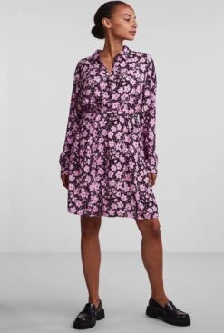 PIECES PCATHENA LS SHIRT DRESS QX BC Dames Jurk - Maat 46 -Trendyo Trendy Winkel 807x1200 9