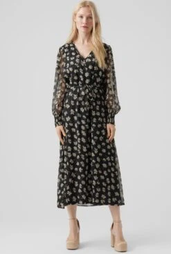 Vero Moda Jurk Vmpica L/s V-neck 7/8 Dress Wvn Btq Black Dames Maat - XL 9 Vero Moda Jurk Vmpica L/s V-neck 7/8 Dress Wvn Btq Black Dames Maat - XL -Trendyo Trendy Winkel 810x1200 17
