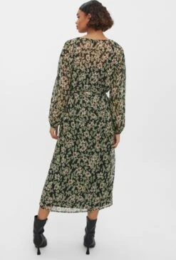 VERO MODA VMLIA L/S 7/8 DRESS WVN BTQ Dames Jurk - Maat XL 10 VERO MODA VMLIA L/S 7/8 DRESS WVN BTQ Dames Jurk - Maat XL -Trendyo Trendy Winkel 812x1200 6