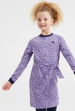 WE Fashion Meisjes Jurk Met Dessin En Strikceintuur - Maat 110/116 -Trendyo Trendy Winkel 813x1200 5