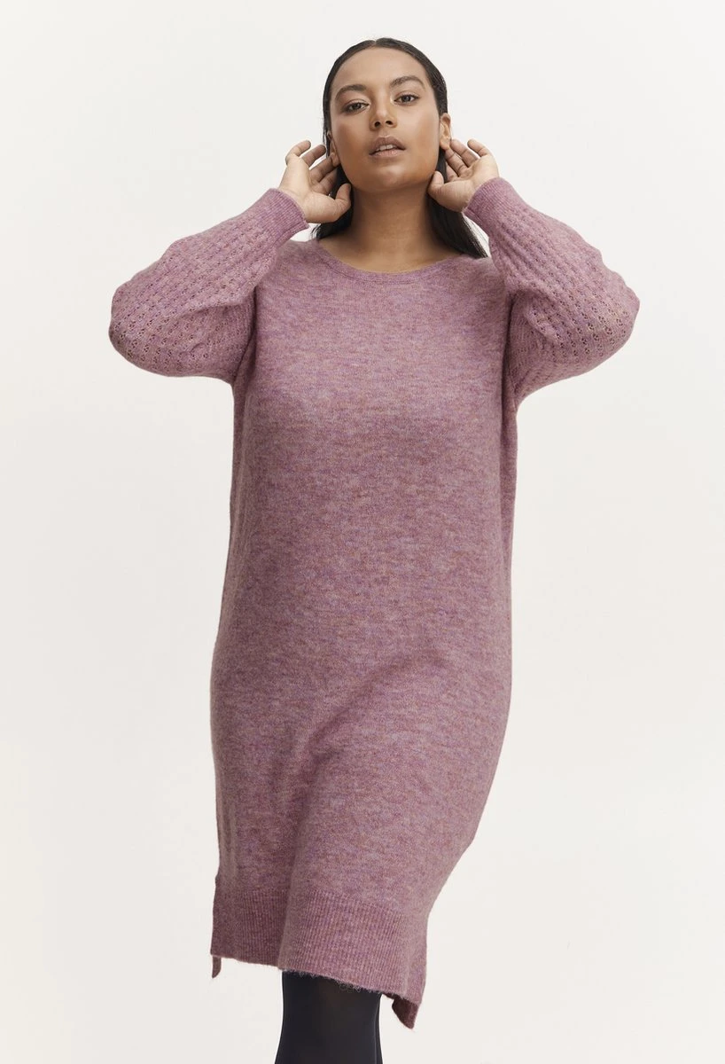 Fransa Plus FPSANDY DR 1 Dames Jurk - Maat 48 5 Fransa Plus FPSANDY DR 1 Dames Jurk - Maat 48 - Afbeelding 3