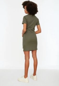 Trendyol Vrouwen Standaard Mouw Ronde Hals Omslag Jurk -Trendyo Trendy Winkel 819x1200 18