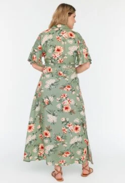 Trendyol Vrouwen Standaard Mouw Kraag Basis Grote Maten Jurk -Trendyo Trendy Winkel 820x1200 22