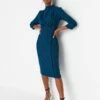 Trendyol Vrouwen Standaard Mouw Staande Kraag Bodycon Jurk -Trendyo Trendy Winkel 820x1200 5