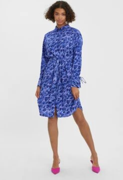 VERO MODA VMFREJA LS BLK SHIRT DRESS WVN Dames Jurk - Maat M -Trendyo Trendy Winkel 821x1200 3