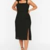 Trendyol Vrouwen Standaard Mouw Vierkante Kraag Bodycon Plus Size Jurk 1 Trendyol Vrouwen Standaard Mouw Vierkante Kraag Bodycon Plus Size Jurk -Trendyo Trendy Winkel 822x1200 5