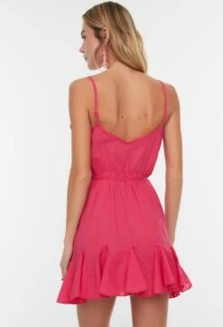 Trendyol Vrouwen Standaard Mouw V-hals A-lijn Jurk -Trendyo Trendy Winkel 822x1200 8