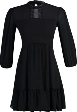 Trendyol Vrouwen Ballon Mouw Staande Kraag Verschuiving Jurk -Trendyo Trendy Winkel 823x1200 3