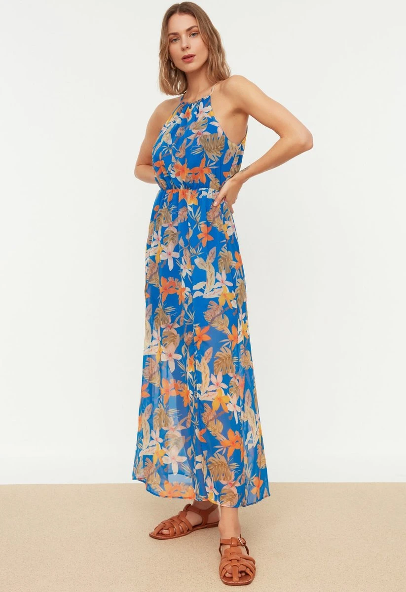 Trendyol Vrouwen Mouwloos Halternek Schaatser Jurk 9 Trendyol Vrouwen Mouwloos Halternek Schaatser Jurk - Afbeelding 7