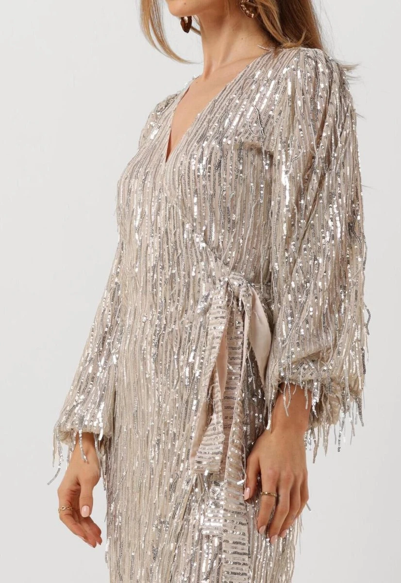 Ibana Sangria Jurken Dames - Kleedje - Rok - Jurk - Gebroken Wit - Maat L 7 Ibana Sangria Jurken Dames - Kleedje - Rok - Jurk - Gebroken Wit - Maat L - Afbeelding 5