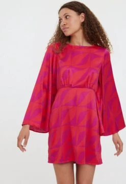 Vero Moda VMKYPRA LS MINI DRESS WVN Dames Jurk Love Potion - Maat XXL -Trendyo Trendy Winkel 826x1200 8