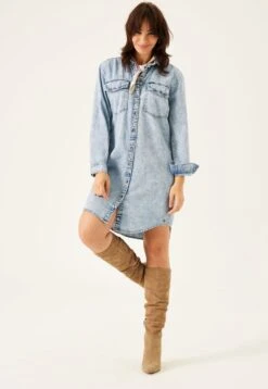 GARCIA Dames Jurk Blauw - Maat S -Trendyo Trendy Winkel 827x1200 24