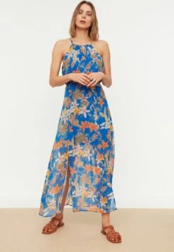 Trendyol Vrouwen Mouwloos Halternek Schaatser Jurk