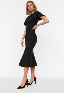 Trendyol Vrouwen Fluit Mouw Boothals Omslag Jurk -Trendyo Trendy Winkel 829x1200 5