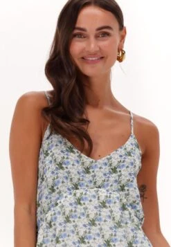 Colourful Rebel Elodie Flower Jurk Blauw Dames - Loose Fit - Polyester - L -Trendyo Trendy Winkel 830x1200 12