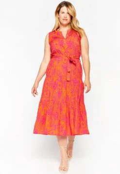 LOLALIZA Maxi-jurk Met Paisleyprint - Oranje - Maat XXL -Trendyo Trendy Winkel 830x1200 22