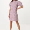 Mexx Jacquard Puff Sleeve Jurk Dames - Multicolor - Maat L -Trendyo Trendy Winkel 830x1200 39
