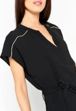 LOLALIZA Midi-jurk Met V-hals - Zwart - Maat 44 -Trendyo Trendy Winkel 831x1200 6