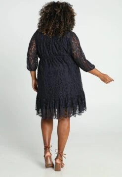 Paprika Korte, Effen Jurk Met Kant -Trendyo Trendy Winkel 831x1200 8