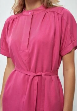 Minus Jurk Nilin Shirt Dress 1 Mi5216 7211 Super Pink Dames Maat - 42 -Trendyo Trendy Winkel 834x1200 5