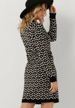 OBJECT OBJTHESS L/S JACQUARD KNIT DRESS Dames Jurk - Maat M -Trendyo Trendy Winkel 839x1200