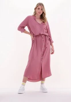10days Flowy Shirt Dress Jurken Dames - Kleedje - Rok - Jurk - Roze - Maat XL