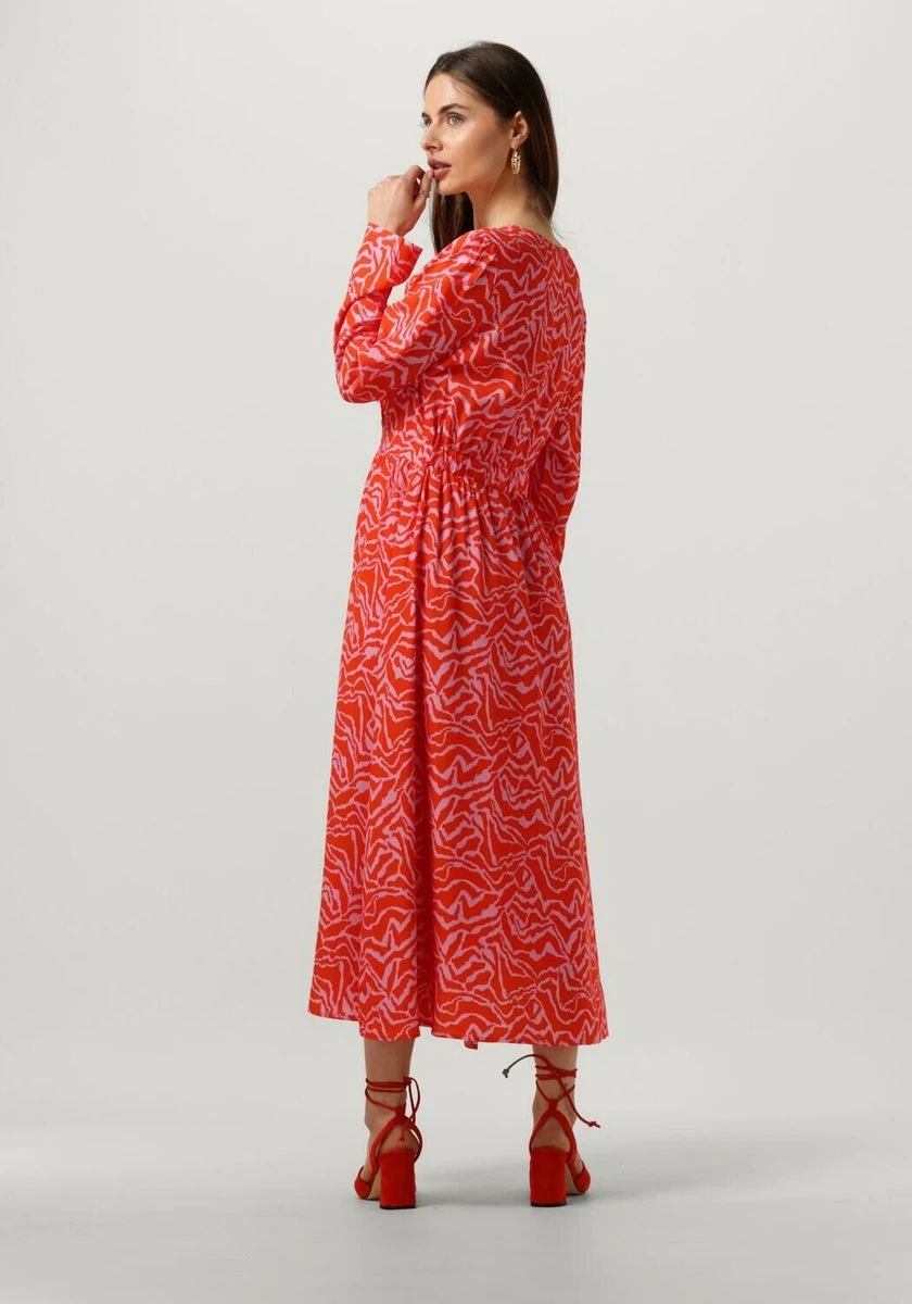 Ydence Dress Rhode Jurken Dames - Rok - Jurk - Rood - Maat XL 5 Ydence Dress Rhode Jurken Dames - Rok - Jurk - Rood - Maat XL - Afbeelding 3