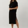 Calvin Klein Institutional Long T-shirt Dress Jurken Dames - Kleedje - Rok - Jurk - Zwart - Maat M