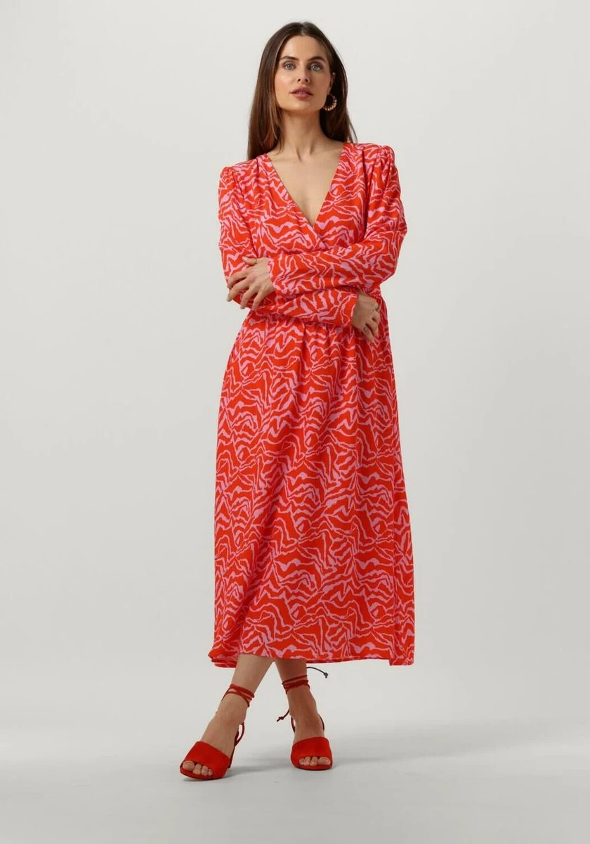 Ydence Dress Rhode Jurken Dames - Rok - Jurk - Rood - Maat M 3 Ydence Dress Rhode Jurken Dames - Rok - Jurk - Rood - Maat M