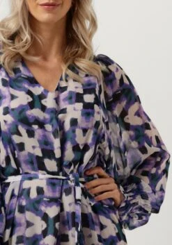 Freebird Wv-aop-ethnic-vis-23- Jurken Dames - Kleedje - Rok - Jurk - Paars - Maat S -Trendyo Trendy Winkel 840x1200 200