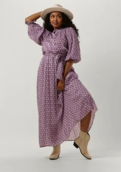 Notre-V Nv-balix Maxi Dress Jurken Dames - Rok - Jurk - Paars - Maat M -Trendyo Trendy Winkel 840x1200 219