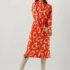 Object Jacira Tilda L/s Shirt Dress Jurken Dames - Rok - Jurk - Koraal - Maat 42 -Trendyo Trendy Winkel 840x1200 240