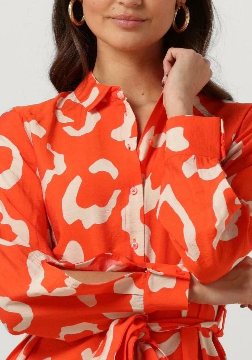 Object Jacira Tilda L/s Shirt Dress Jurken Dames - Rok - Jurk - Koraal - Maat 42 8 Object Jacira Tilda L/s Shirt Dress Jurken Dames - Rok - Jurk - Koraal - Maat 42 - Afbeelding 6