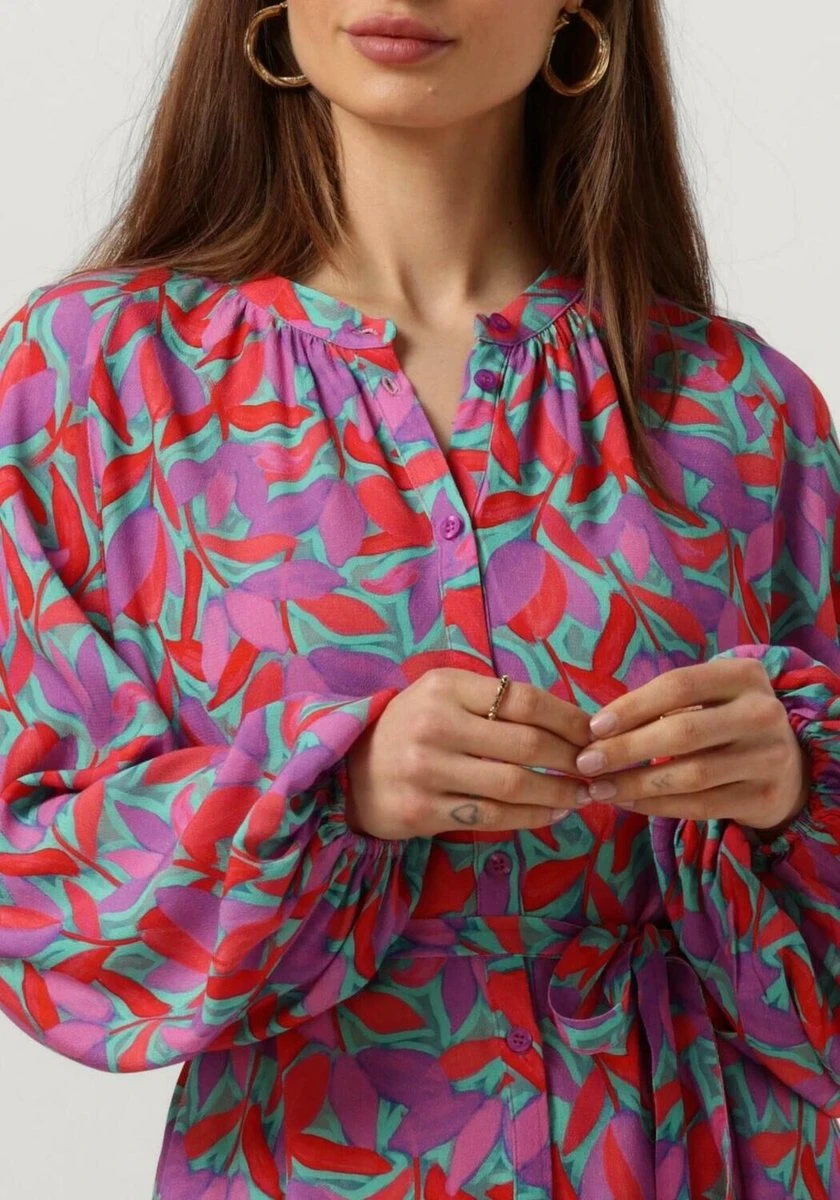 Ydence Dress Loa Jurken Dames - Rok - Jurk - Paars - Maat XL 7 Ydence Dress Loa Jurken Dames - Rok - Jurk - Paars - Maat XL - Afbeelding 5