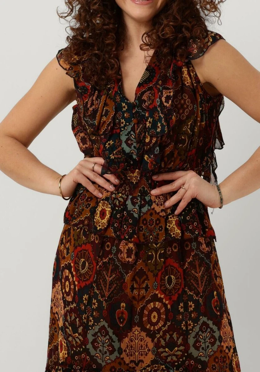 Ibana Damine Jurken Dames - Kleedje - Rok - Jurk - Multi - Maat 42 5 Ibana Damine Jurken Dames - Kleedje - Rok - Jurk - Multi - Maat 42 - Afbeelding 3