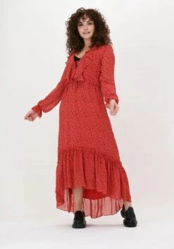 Colourful Rebel Penny Ditzy Floral Jurk Oranje Dames - Wijduitlopende Fit - Polyester - XS -Trendyo Trendy Winkel 840x1200 64