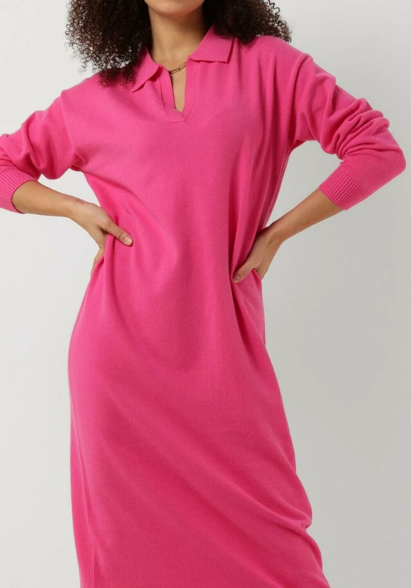 Ydence Knitted Dress Paulina Jurken Dames - Rok - Jurk - Fuchsia - Maat M 5 Ydence Knitted Dress Paulina Jurken Dames - Rok - Jurk - Fuchsia - Maat M - Afbeelding 3