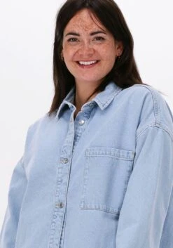 NA-KD Raw Edge Denim Dress Dames Jurk - Maat 36 -Trendyo Trendy Winkel 840x1200 73