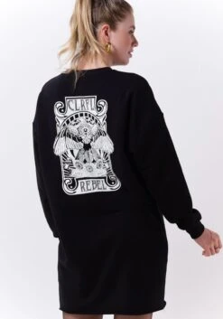 Colourful Rebel Art Eagle Jurk Zwart Dames - Loose Fit - Katoen - M -Trendyo Trendy Winkel 840x1200 88