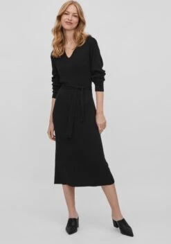 VILA VIMARLA COLLAR L/S KNIT DRESS Dames Jurk - Maat M -Trendyo Trendy Winkel 841x1200 4