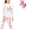 Eenhoorn Pyjama Roze Maat 110-116 (5-6 Jaar) Unicorn Pyjama Jurk Prinses + Eenhoorn Ketting -Trendyo Trendy Winkel 842x1200 1